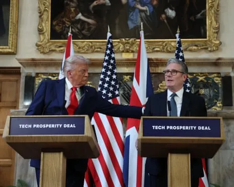 Trump's Official Trip to Britain: Glittering Appearances, yet Little Substance